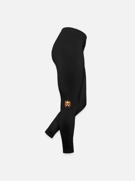 Cool Staffordshire Terrier avec lunettes de soleil - Legging en jersey Femme - noir - Droite