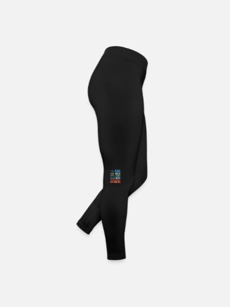 15 Ans en Secondes Design Unique pour Anniversaire - Frauen Jersey Leggings - Schwarz - Rechts