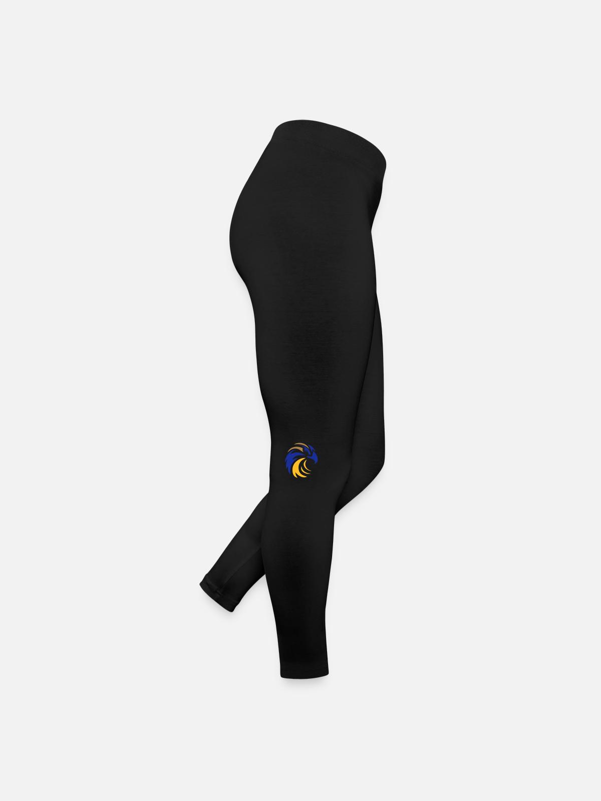 Eagle head Eagle - Women’s Jersey Leggings - black - Right