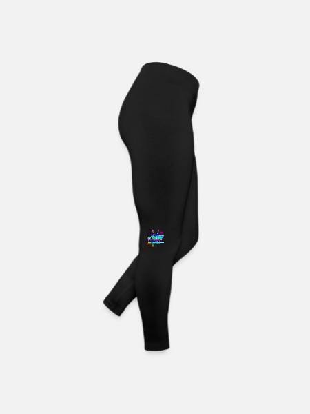 Musik Country Geschenk - Frauen Jersey Leggings - Schwarz - Rechts