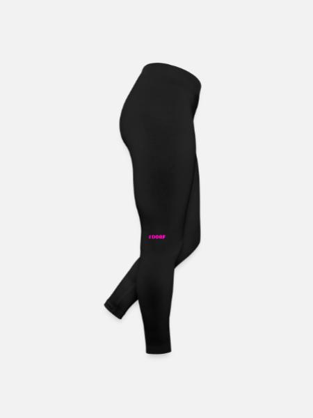 #Dorf - Frauen Jersey Leggings - Schwarz - Rechts