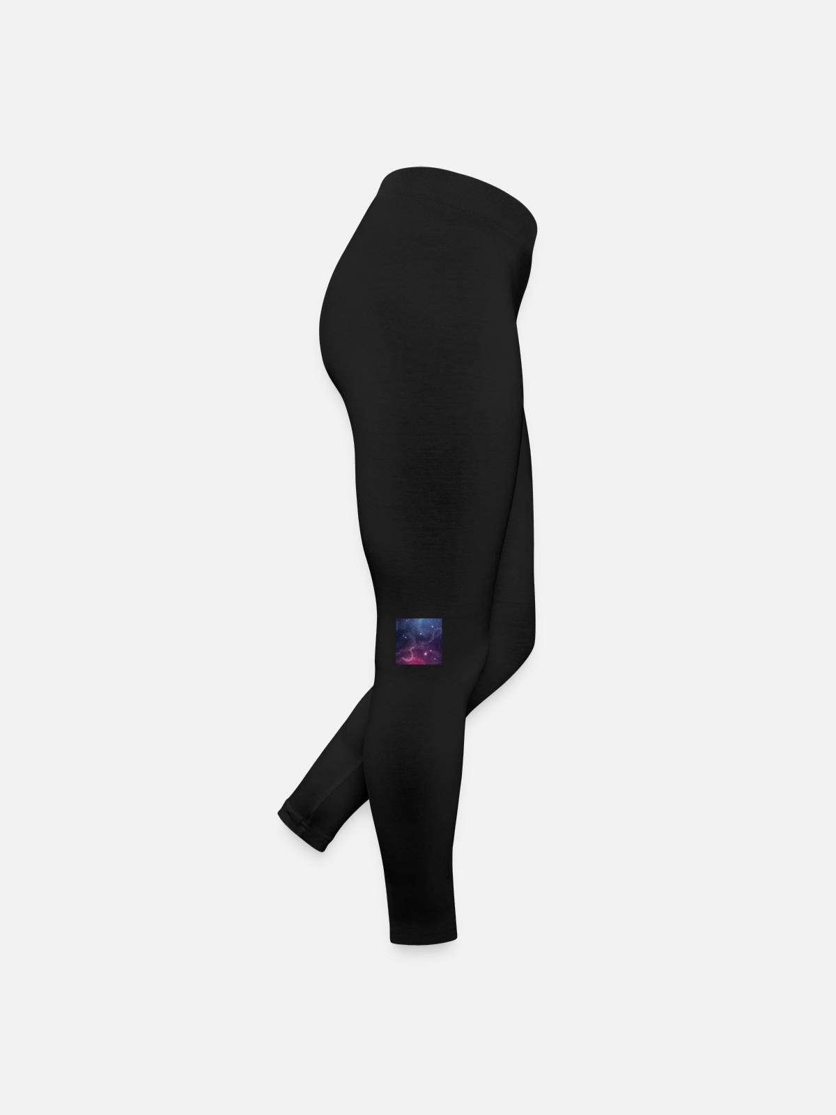 Galaxy pattern - Women’s Jersey Leggings - black - Right