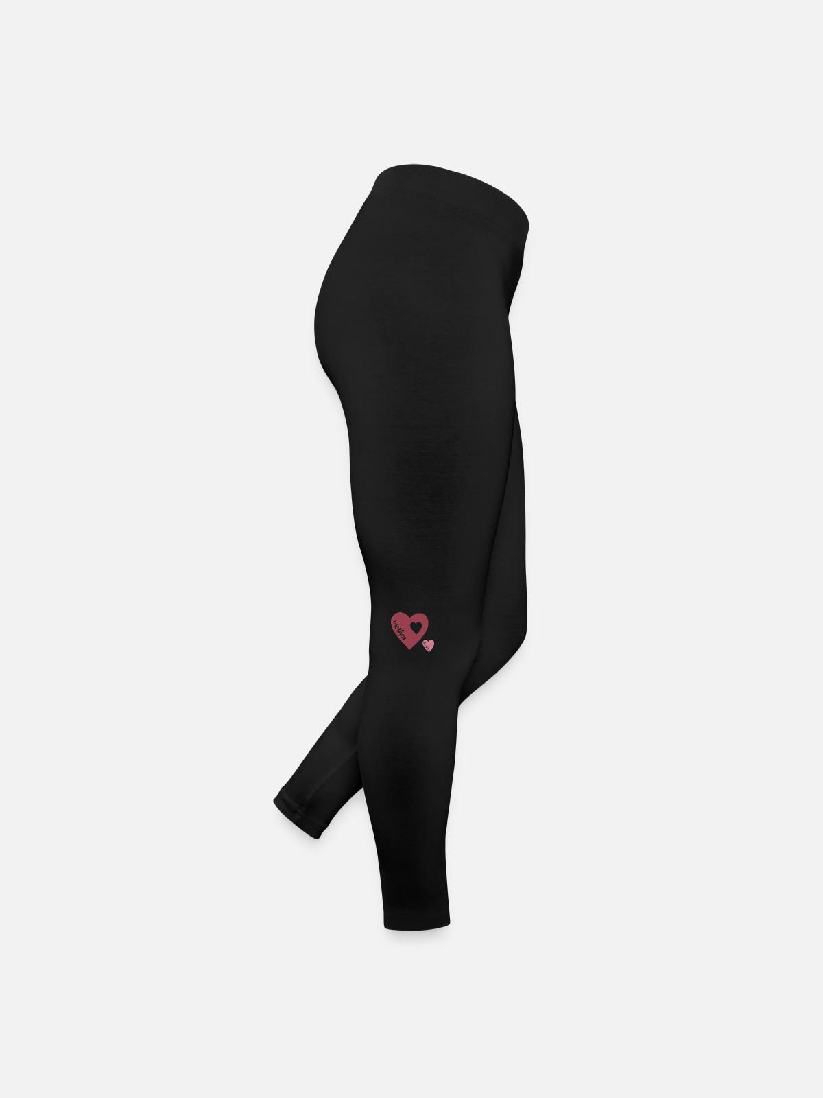 mère fille - Legging en jersey Femme - noir - Droite