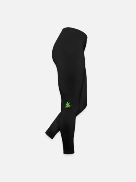 corona virus vaccine victory - Women’s Jersey Leggings - black - Right