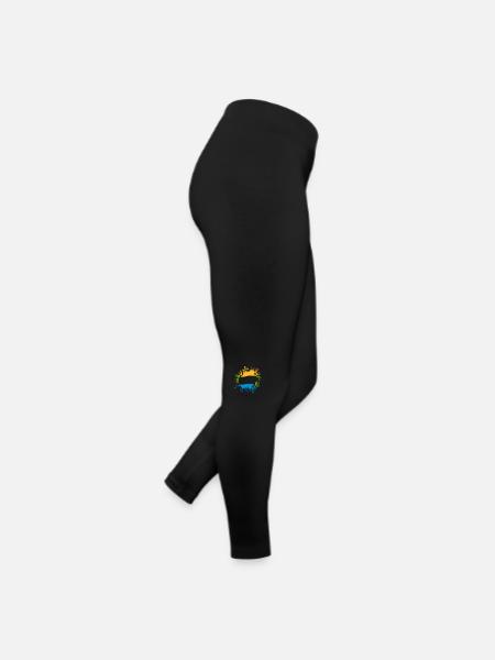 Insérer des objets blob de texte - Legging en jersey Femme - noir - Droite