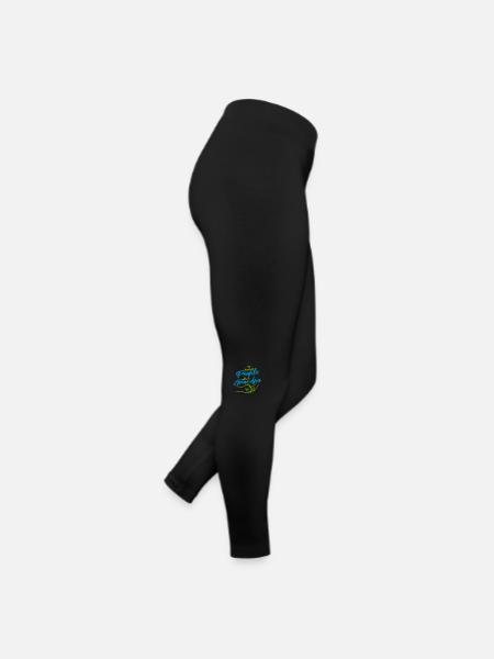 People Call Me Grandpa - Frauen Jersey Leggings - Schwarz - Rechts