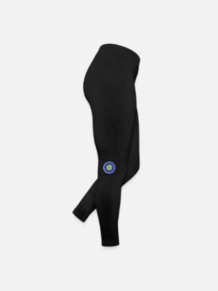 dessin couleur - Legging en jersey Femme - noir - Droite