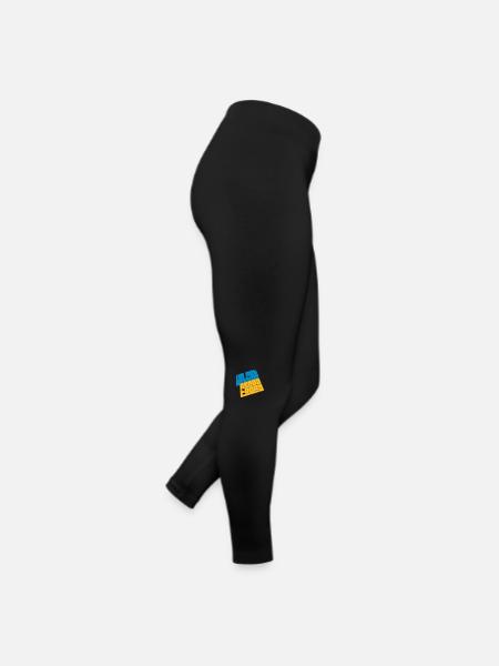 not getting ready today - Frauen Jersey Leggings - Schwarz - Rechts