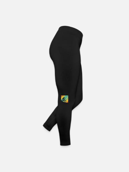 Vélo de montagne cyclisme - Legging en jersey Femme - noir - Droite