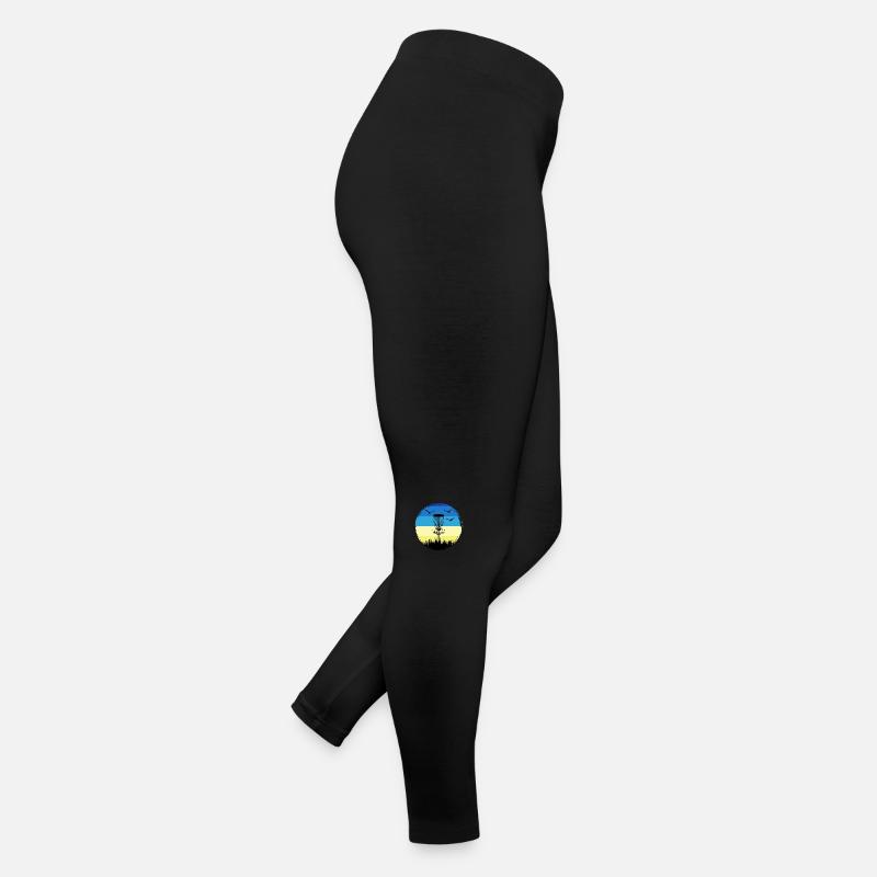 discgolf frisbee supports ukraine discgolf game Women’s Jersey Leggings