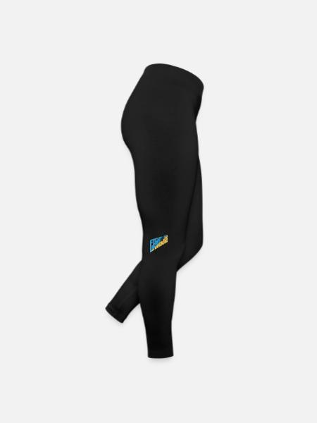 fight like ukrainians quote - Women’s Jersey Leggings - black - Right