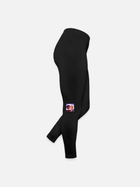 LGBT Queer kiss 🌈🌈 - Women’s Jersey Leggings - black - Right