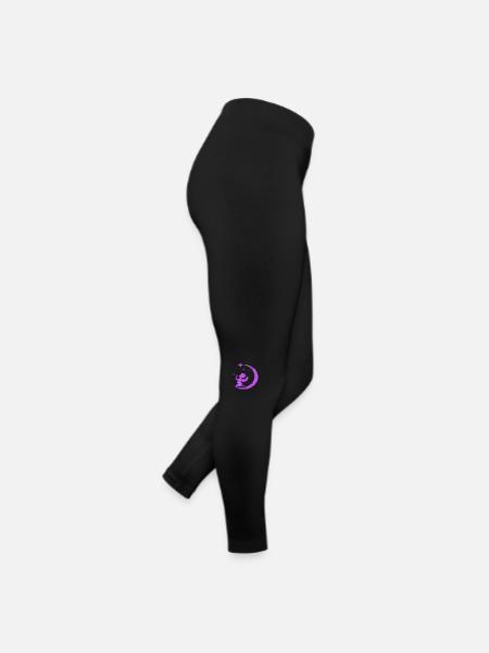 Joyeux Noël Noël Noël vacances hiver santa nordique - Legging en jersey Femme - noir - Droite
