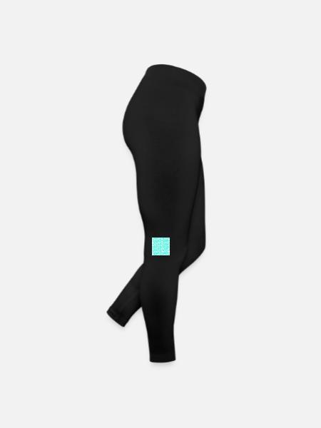 Chinesisches Muster - Frauen Jersey Leggings - Schwarz - Rechts