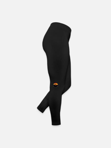 Murcia Spain Flag Skyline Silhouette Travel - Women’s Jersey Leggings - black - Right