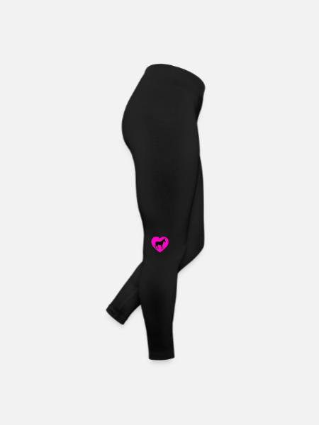 Âne - Legging en jersey Femme - noir - Droite
