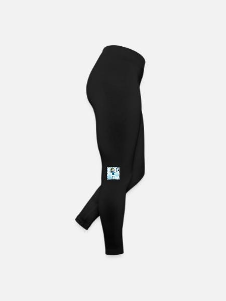 MUSIQUE DRÔLE 02 - Legging en jersey Femme - noir - Droite