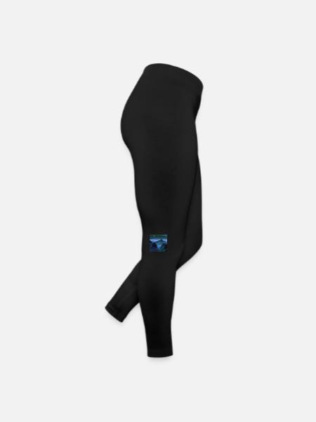 Enchanted nature - Women’s Jersey Leggings - black - Right