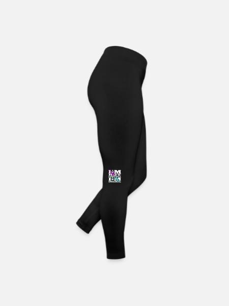 Je ne suis pas parfait Je suis original - Legging en jersey Femme - noir - Droite
