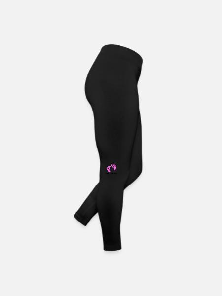 Wunschkind Mädchen - Frauen Jersey Leggings - Schwarz - Rechts