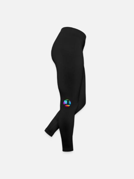 Liminal Space Digital Art - Women’s Jersey Leggings - black - Right