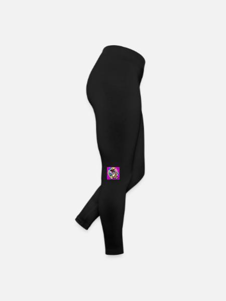 Kangourou fait cadeau à Selfie V3 - Legging en jersey Femme - noir - Droite