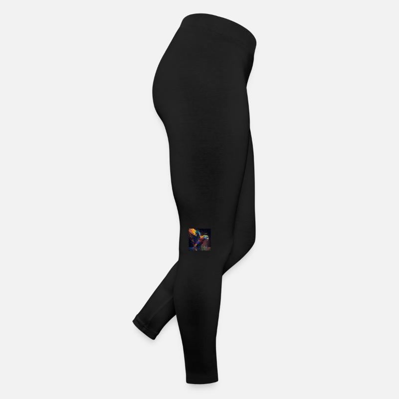 Perroquet coloré, design unique Legging en jersey Femme