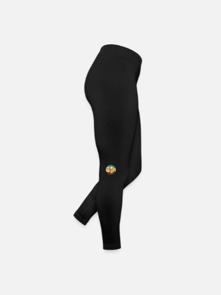 Paysage de la bière - Legging en jersey Femme - noir - Droite