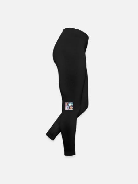Glace and Summer - Legging en jersey Femme - noir - Droite