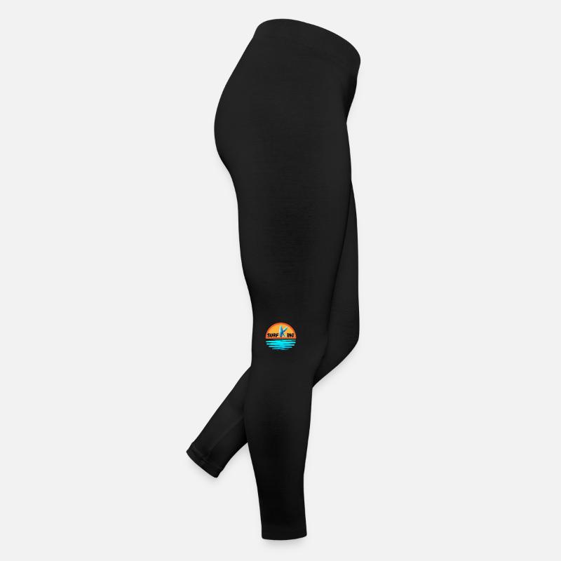 Surfender König Frauen Jersey Leggings