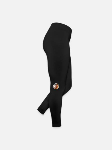 lion spreadhirt flamboyant - Legging en jersey Femme - noir - Droite