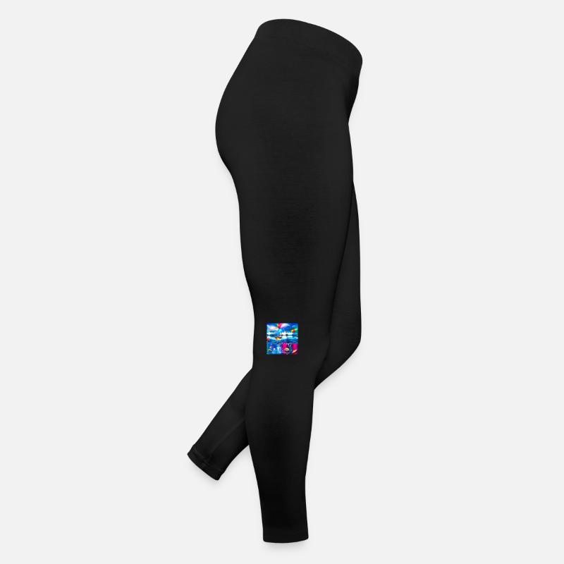 children having good time during summer holidays a Women’s Jersey Leggings
