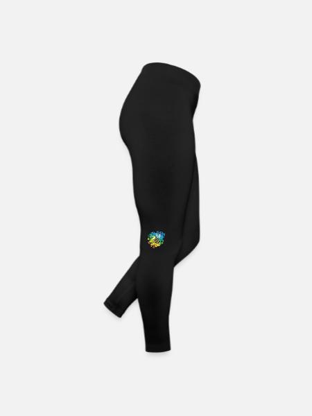 Abeille - Legging en jersey Femme - noir - Droite