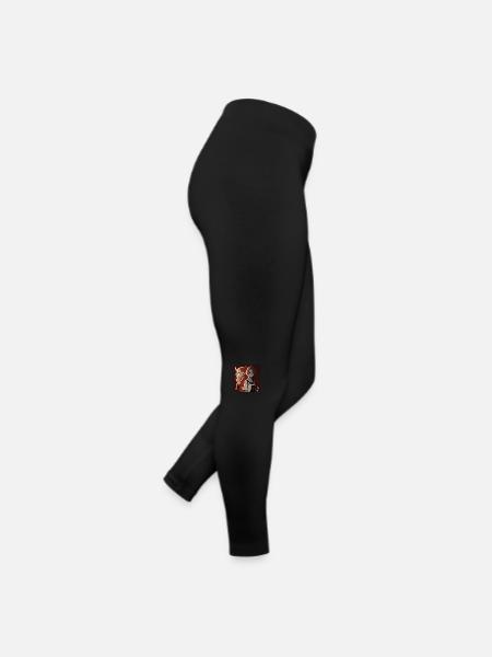 Die Traumwelt - Frauen Jersey Leggings - Schwarz - Rechts