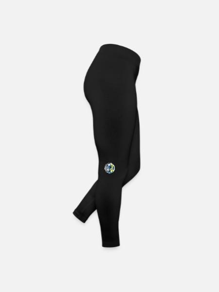 Koi Frieden – Wasser & Harmonie - Frauen Jersey Leggings - Schwarz - Rechts