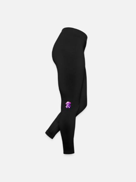 Caniche Dog Propriétaire Caniche Chiot Chiot Chien Amour Chien Amour Chien Amour - Legging en jersey Femme - noir - Droite