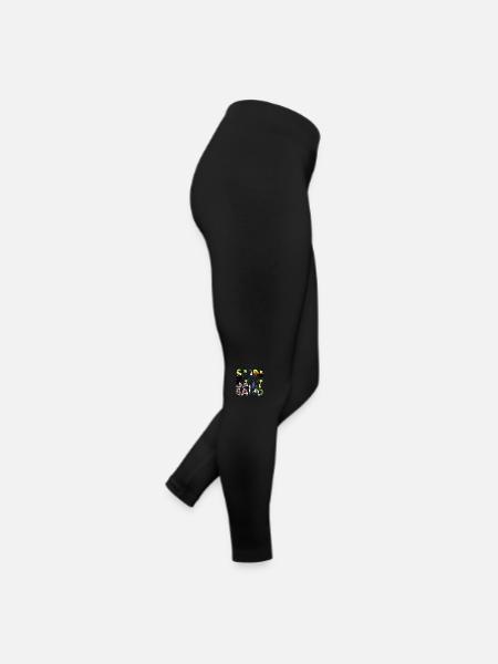 Été surf croatie plage paradis hrvatska party - Legging en jersey Femme - noir - Droite