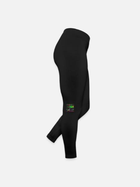 Été surf croatie plage paradis ambiance de fête - Legging en jersey Femme - noir - Droite