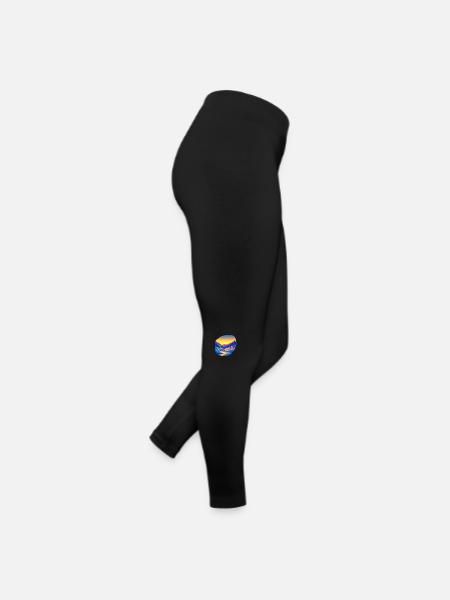 Berge Wandern Bergwandern Wanderung Bergwanderer - Frauen Jersey Leggings - Schwarz - Rechts
