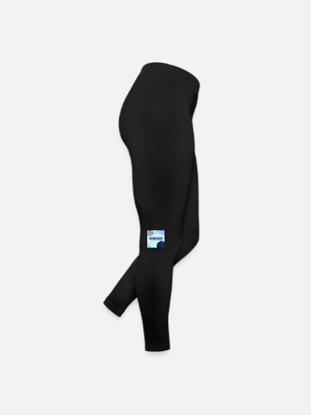 Sei lieb zu dir - Frauen Jersey Leggings - Schwarz - Rechts