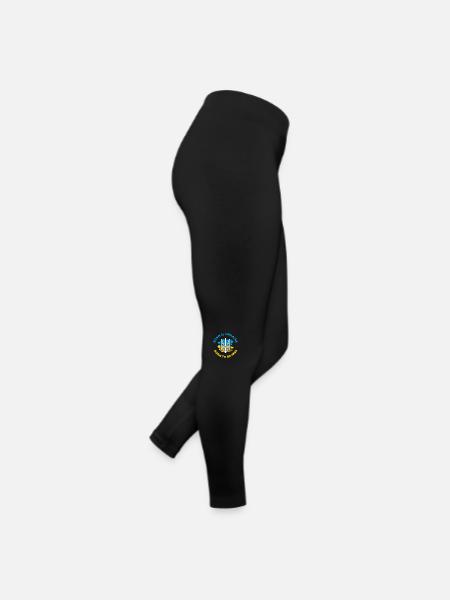 Born in Ukraine. Born to be free - Women’s Jersey Leggings - black - Right