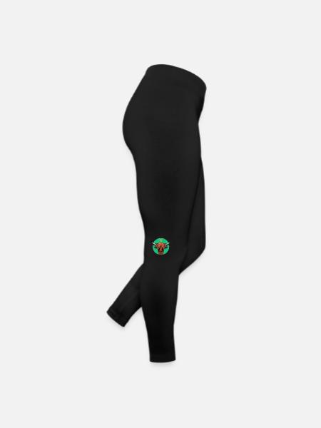 Zodiac - Star Sign - Taurus - pos - Frauen Jersey Leggings - Schwarz - Rechts