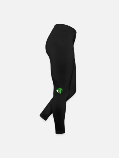 Adyge Vayborz - Frauen Jersey Leggings - Schwarz - Rechts