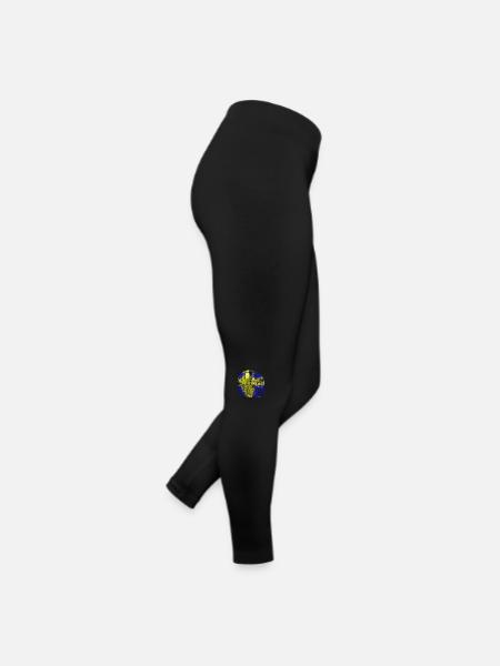 Suède Suède drapeau national norden skandinavia - Legging en jersey Femme - noir - Droite
