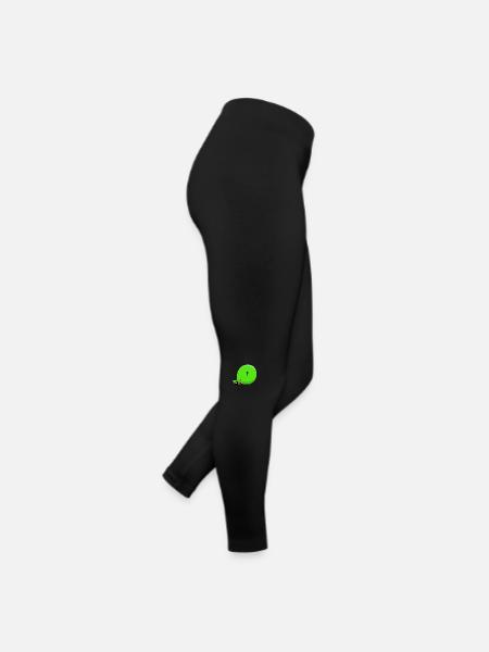 Abeille & gros sac mystérieux - Legging en jersey Femme - noir - Droite