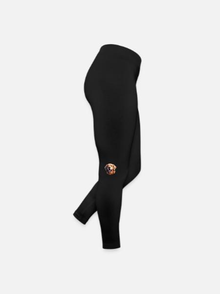 Golden Retriever Dog - Women’s Jersey Leggings - black - Right
