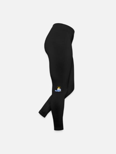 Delfin - Frauen Jersey Leggings - Schwarz - Rechts