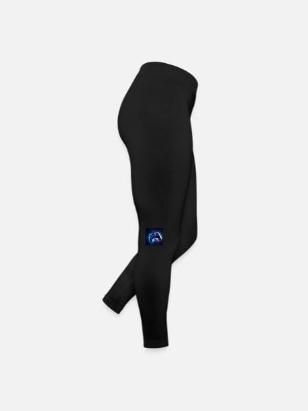 Game controller - Women’s Jersey Leggings - black - Right