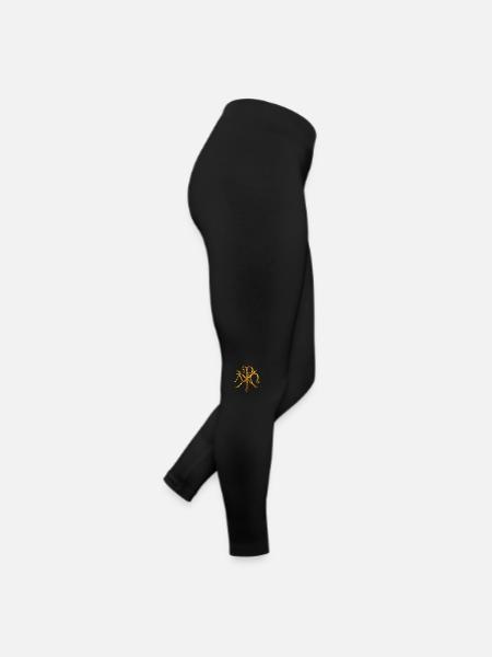 Ich bin Alpha und Omega Jesus Christ Hop Church Bible - Frauen Jersey Leggings - Schwarz - Rechts