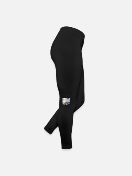 Music is in the air - Women’s Jersey Leggings - black - Right